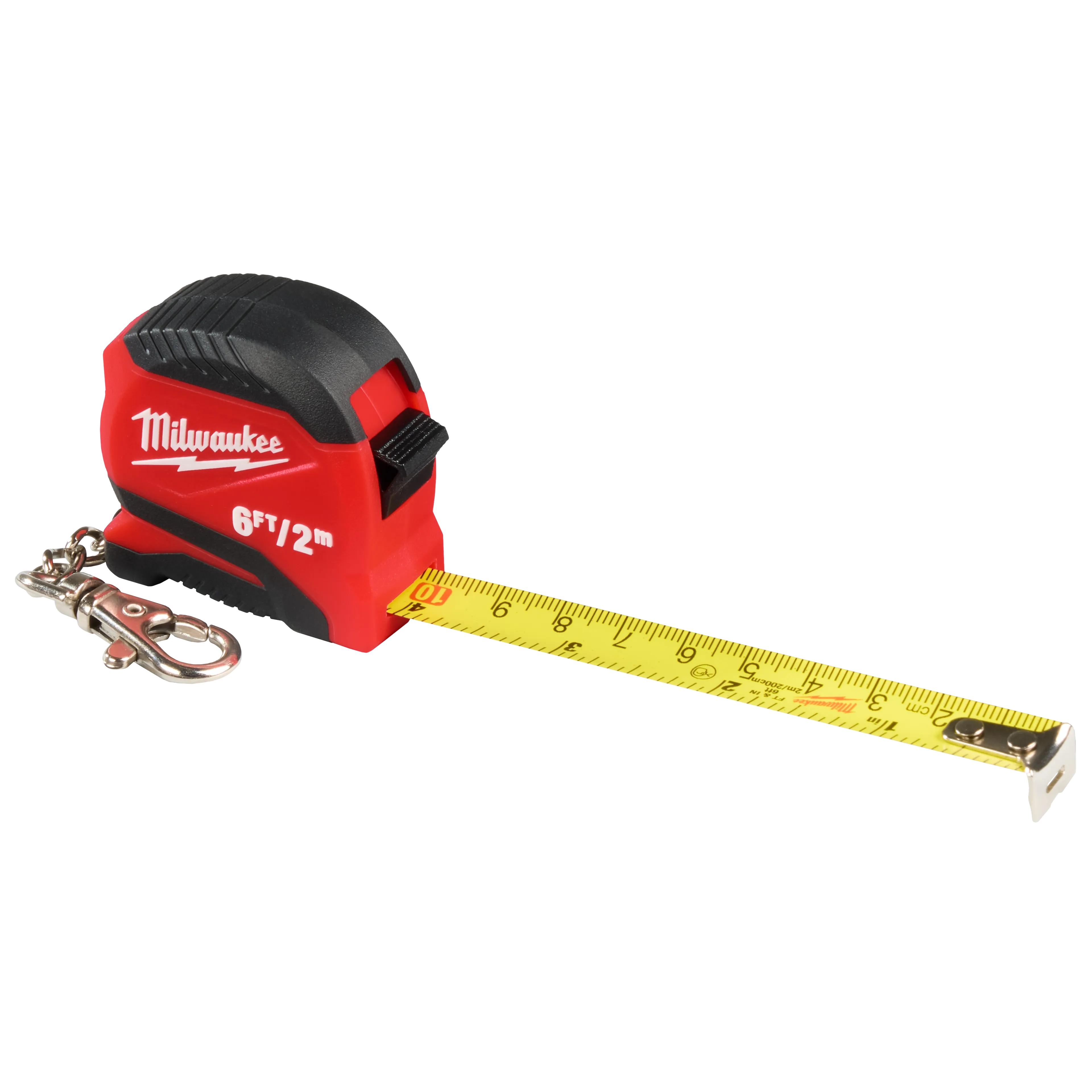 Milwaukee 48-22-1706C 6ft/2m Keychain Tape Measure 6 Pack - Ace Tool Group - Milwaukee