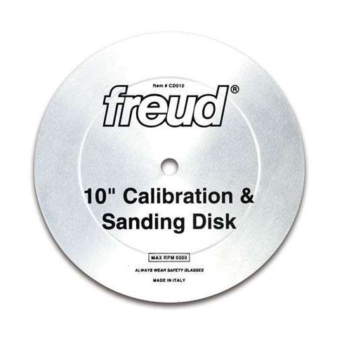 Freud Tools Cd010 10" Calibration Disk - Ace Tool Group - Freud