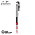 Milwaukee 48-22-7318 CHEATER Aluminum Adaptable Pipe Wrench - Ace Tool Group - Milwaukee
