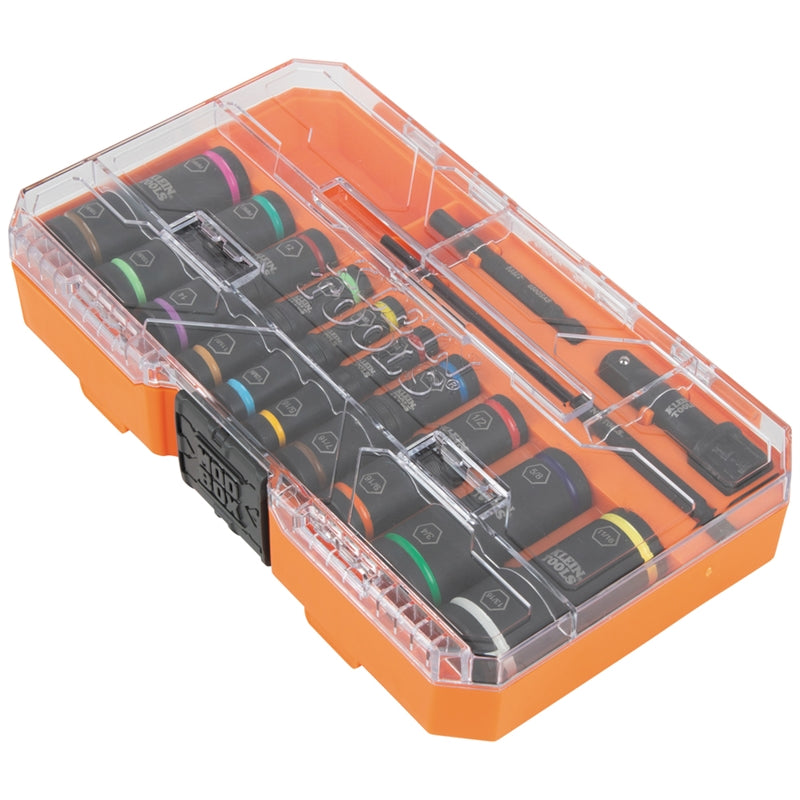 Klein 65239 Flip Socket Set, SAE/Metric 13 Pc - Ace Tool Group - Klein