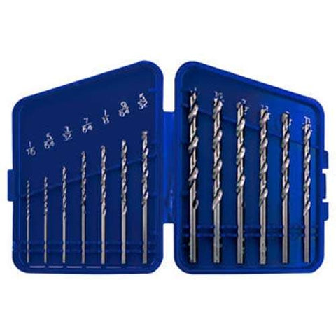 Irwin 63221 Drill Bit Set Cobalt Alloy Steel Jobber Fractional 21-Piece - Ace Tool Group - Irwin