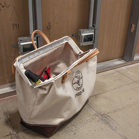 Klein 5102-18 Canvas Tool Bag, 18 in. - Ace Tool Group - Klein