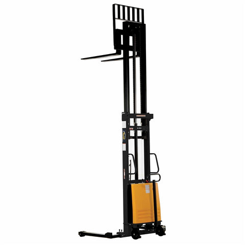 Vestil SL-137-AA Adjustable Stacker W/Powered Lift 137 In - Ace Tool Group - Vestil