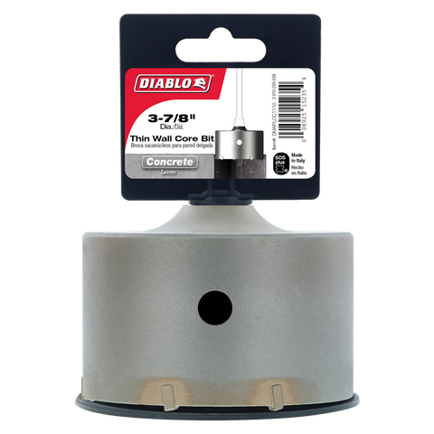 Diablo Tools 3-7/8" Sds-Plus Carbide Tipped Thin Wall Core Bit - Ace Tool Group - Diablo