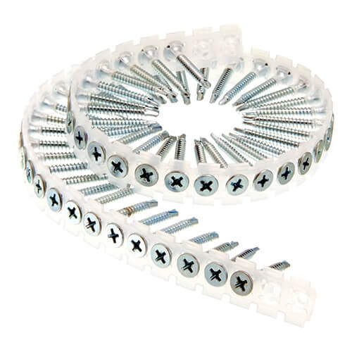 Senco 06C125Cb 6G 1 1-4 in.Clear Zinc Drywall Screws - Ace Tool Group - Senco