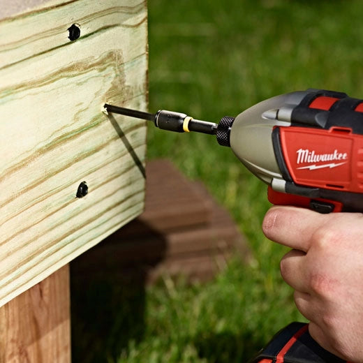 Milwaukee 49-66-4705 SHOCKWAVE Impact Duty 3/8" x 1-7/8" Magnetic Nut Driver BULK 10 - Ace Tool Group - Milwaukee