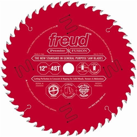 Freud Tools 12" Next Generation Premier Fusion General Purpose Blade - Ace Tool Group - Freud