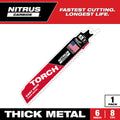 Milwaukee 48-00-5263 12 in. 7TPI Sawzall Torch Blade 5 Pack - Ace Tool Group - Milwaukee