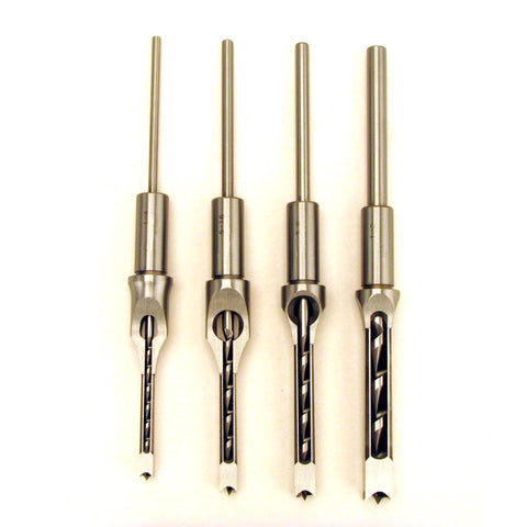 Powermatic 1791096 Premium Mortise Chisel and Bits, Set Of 4 - Ace Tool Group - Powermatic