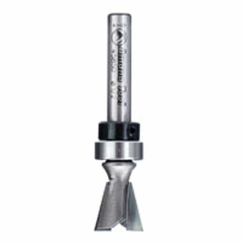 Amana Tool 47090 Carbide Flush Trim Router Bit, 1/4 in Dia x 2-1/4 in