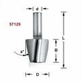 Amana Tool 57161 12 Degree 9/16"Radius Bowl Bit 1/2 Shank - Ace Tool Group - Amana Tool