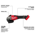 Milwaukee 3671-20 M18 FUEL 4-1/2"-6" Braking Grinder, Slide Switch - Ace Tool Group - Milwaukee
