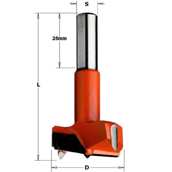 Cmt 369.140.11 Hinge Boring Bit 14X70 Rh - Ace Tool Group - CMT