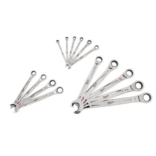 Milwaukee 48-22-9416 15pc Ratcheting Wrench Set - Ace Tool Group - Milwaukee
