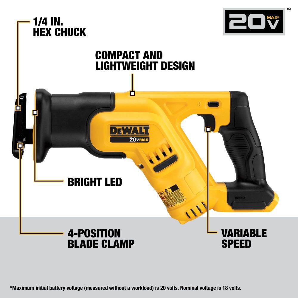 DEWALT DCK751P1 20V MAX 7-Tool Combo Kit