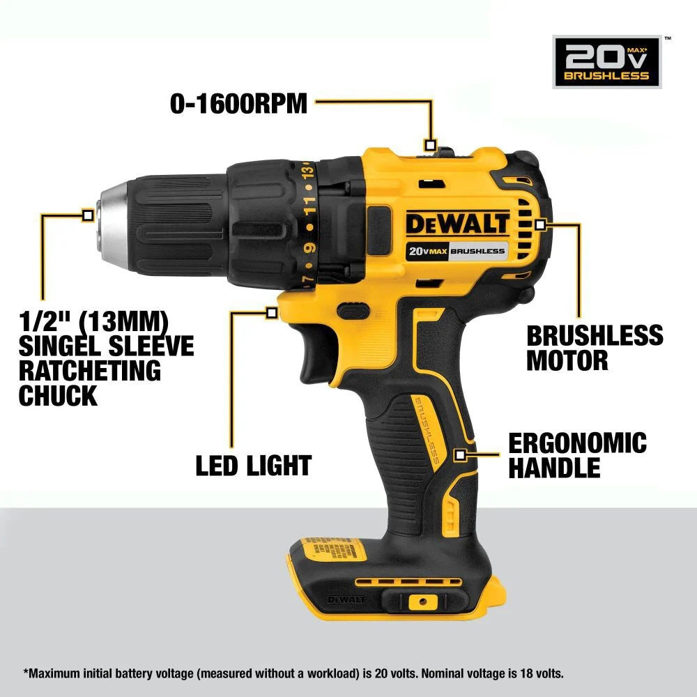 DEWALT DCK751P1 20V MAX 7-Tool Combo Kit