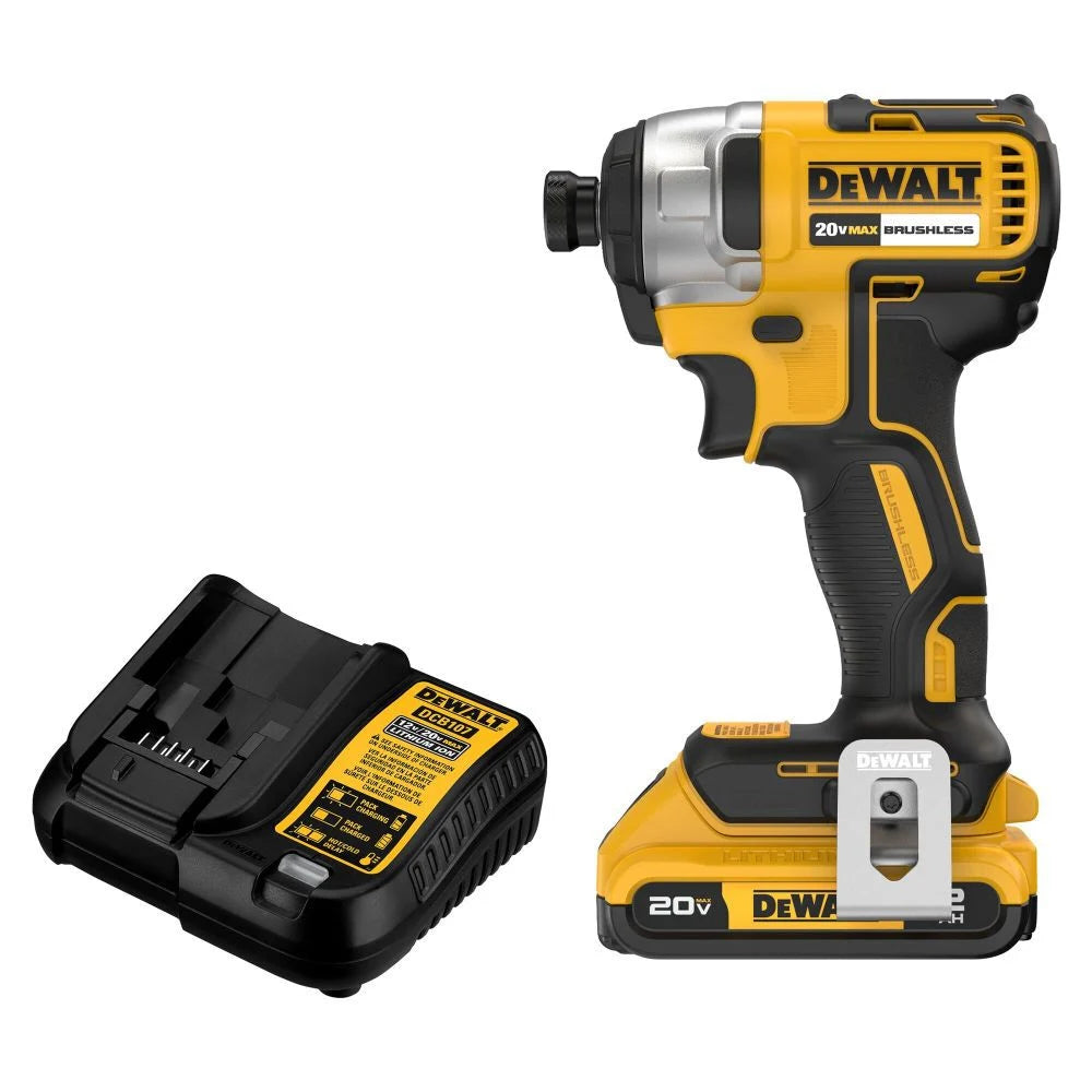 DeWalt DCF787D1 20V MAX Brushless Cordless 1/4 Inch Impact Driver Kit