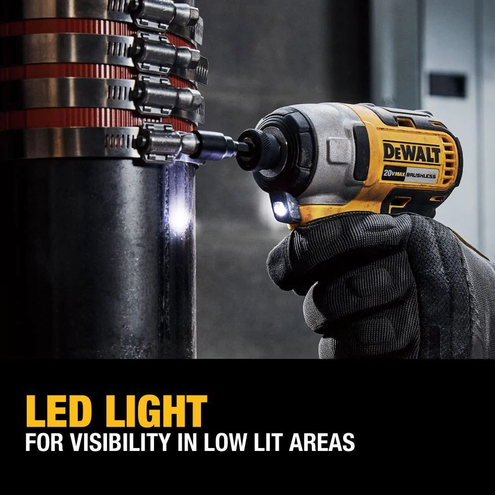 DeWalt DCF787D1 20V MAX Brushless Cordless 1/4 Inch Impact Driver Kit