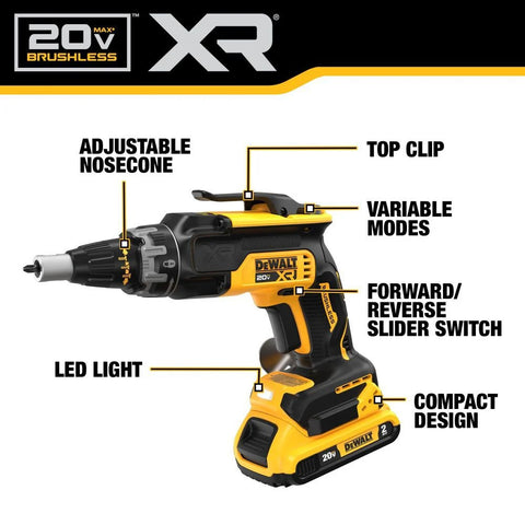DeWalt DCK265D2 20V Screwgun + Cut-Out Combo Kit - Ace Tool Group - DeWalt