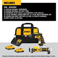 DeWalt DCK265D2 20V Screwgun + Cut-Out Combo Kit - Ace Tool Group - DeWalt