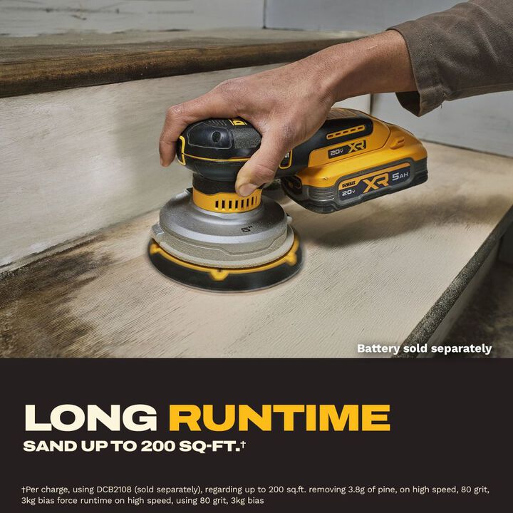 Dewalt DCW230B 20V MAX* XR® 6 In. Random Orbital Sander (Tool Only)