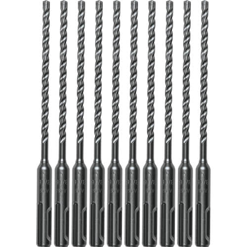 Makita B-61189 3/16 x 6 in. SDS Plus Bit 3 Cutter 10pk - Ace Tool Group - Makita