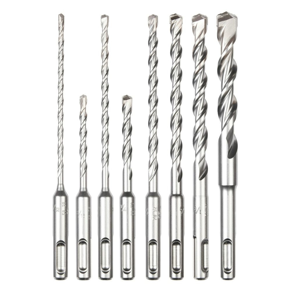 Milwaukee 48-20-7673 8pc. SDS Plus M/2 2-Cutter Drill Bit Kit - Ace Tool Group - Milwaukee