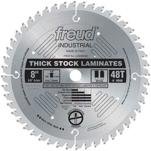 Freud Tools 8" Thick-Stock Laminate Blade - Ace Tool Group - Freud