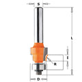 CMT 807.015.11 File-Free Flush Trim Bit for Laminates, 1/16-Inch Radius, 1/2-Inch Shank - Ace Tool Group - CMT