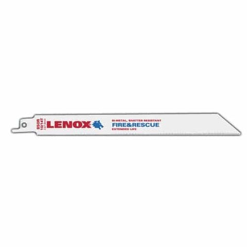 Lenox General Purpose Reciprocating Saw Blade With Power Blast Technology Bi-Metal 8-Inch 10/14 Tpi 25/Pk - Ace Tool Group - Lenox