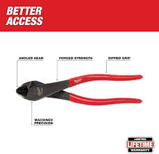 Milwaukee 48-22-6528 8 in. Angled Head Cutting Pliers - Ace Tool Group - Milwaukee