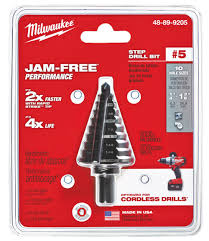 Milwaukee 48-89-9209 - #9 Step Drill Bit, 7/8" & 1-1/8" - Ace Tool Group - Milwaukee