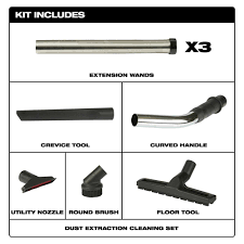 Milwaukee 49-90-1962 DUST EXTRACTION CLEANING SET - Ace Tool Group - Milwaukee