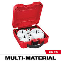 Milwaukee 49-22-4025 13-PC GENERAL PURPOSE HOLE DOZER HOLE SAW KIT - Ace Tool Group - Milwaukee
