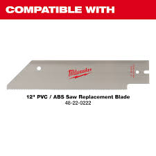 Milwaukee 48-22-0222 12" PVC Saw Blade - Ace Tool Group - Milwaukee