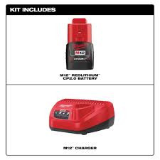 Milwaukee 48-59-2420 M12 2.0 Starter Kit - Ace Tool Group - Milwaukee