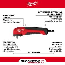 Milwaukee 48-32-2390 Shockwave Right Angle Adapter - Ace Tool Group - Milwaukee