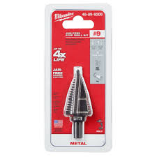Milwaukee 48-89-9209 - #9 Step Drill Bit, 7/8" & 1-1/8" - Ace Tool Group - Milwaukee