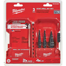 Milwaukee 48-89-9221 STEP BIT 3PC KIT