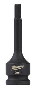Milwaukee 49-66-5145 Shockwave Lineman's 1/2" Drive - 5mm Hex Bit Socket - Ace Tool Group - Milwaukee