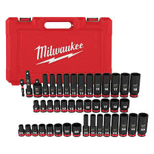 Milwaukee 49-66-5119 Shockwave Lineman's 12PT  3/8" & 1/2"  2-in-1 Socket - Ace Tool Group - Milwaukee