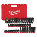Milwaukee 49-66-5119 Shockwave Lineman's 12PT  3/8" & 1/2"  2-in-1 Socket - Ace Tool Group - Milwaukee