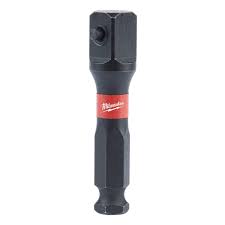 Milwaukee 48-32-5700 SHOCKWAVE LINEMAN'S 7/16" TO 1/2" IMPACT SOCKET ADAPTER - BULK 10 - Ace Tool Group - Milwaukee