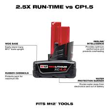 Milwaukee 48-11-2440 M12 REDLITHIUM 4.0AH XC BAT
