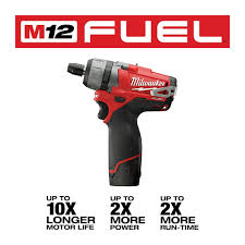 Milwaukee 2402-20 M12 FUEL 1/4" HEX 2-SPD SCREWDRIVER - BARE TOOL - Ace Tool Group - Milwaukee