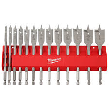Milwaukee 48-27-1520 13 PC Flat Boring Bit Set