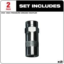 Milwaukee 49-16-2649 HP Grease Coupler 2-Pack - Ace Tool Group - Milwaukee