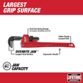 Milwaukee 48-22-7108 8" Steel Pipe Wrench - Ace Tool Group - Milwaukee