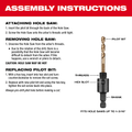 Milwaukee 49-56-7040 Large Thread Arbor, 3/8" Shank - Ace Tool Group - Milwaukee