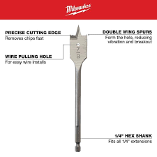 Milwaukee 48-27-1520 13 PC Flat Boring Bit Set - Ace Tool Group - Milwaukee